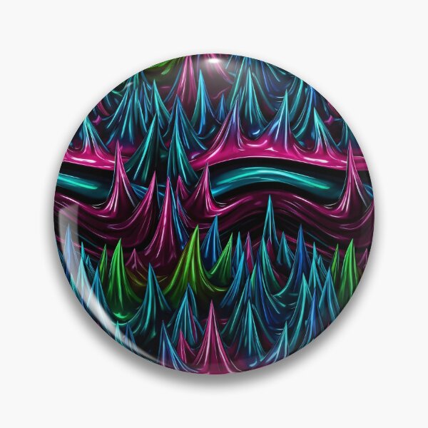 Item preview, Neon Crystal Ridges designed and sold by Kaleidoscope Print.