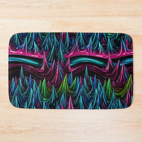 Item preview, Neon Crystal Ridges designed and sold by Kaleidoscope Print.