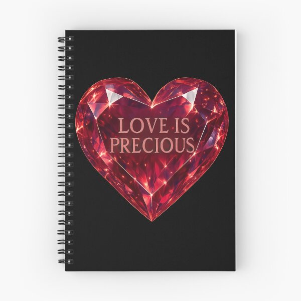 Item preview, Crystal Heart Gemstone - “Love Is Precious” Engraved designed and sold by MKreative Studio.