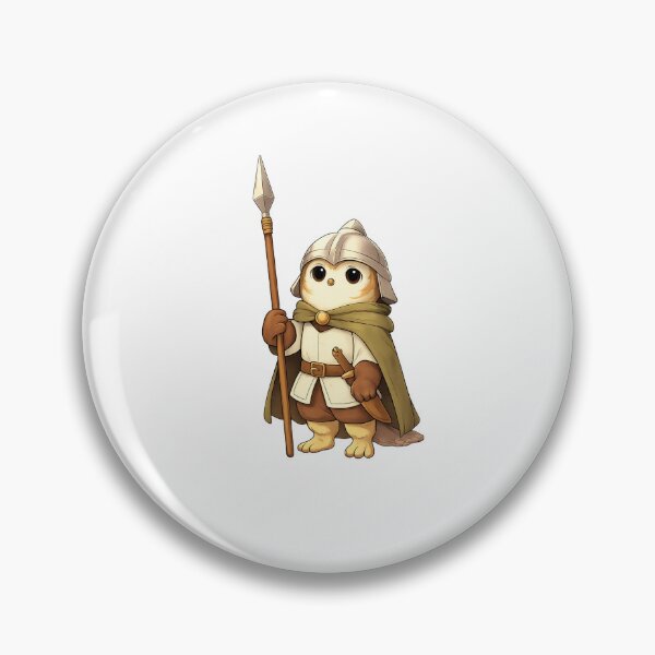 Item preview, Owl Castle Guard – Cozy Medieval Fantasy Illustration designed and sold by CraftLum.
