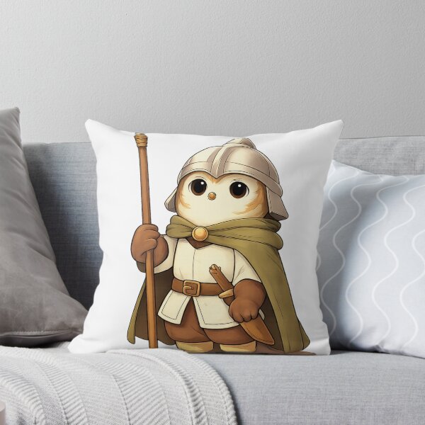 Item preview, Owl Castle Guard – Cozy Medieval Fantasy Illustration designed and sold by CraftLum.