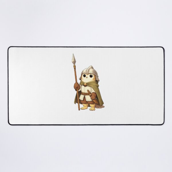 Item preview, Owl Castle Guard – Cozy Medieval Fantasy Illustration designed and sold by CraftLum.
