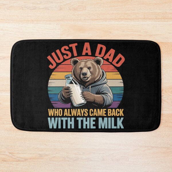Item preview, Just a dad who always came back with the milk fathers day designed and sold by Tatianamiobi.