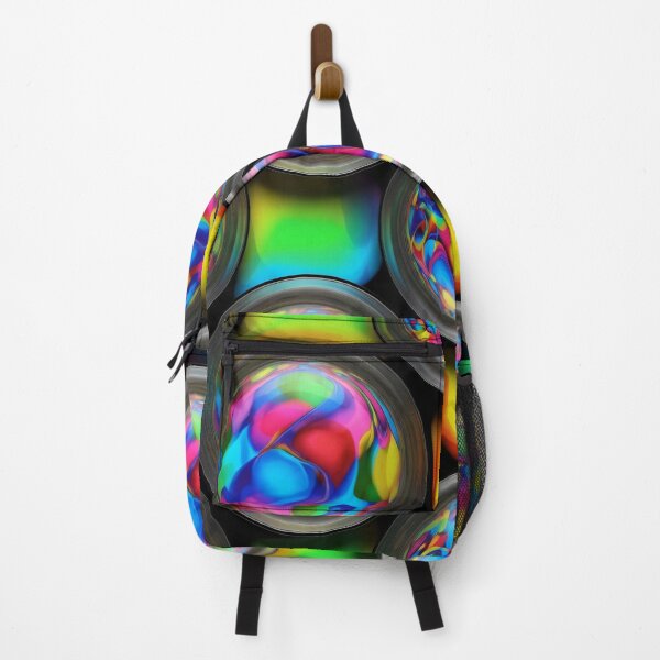 Item preview, Rainbow Bubble Grid designed and sold by Kaleidoscope Print.