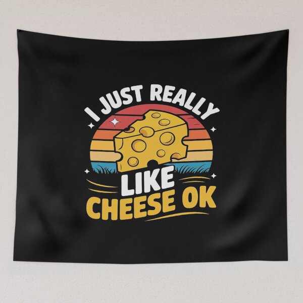 Item preview, I Just Really Like Cheese Ok Great Cheese designed and sold by VerseFarm.