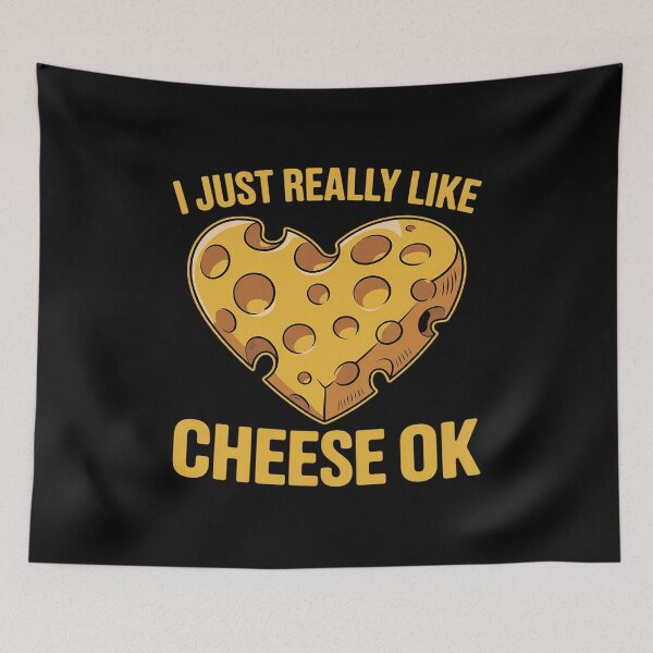 Item preview, I Just Really Like Cheese OK designed and sold by VerseFarm.