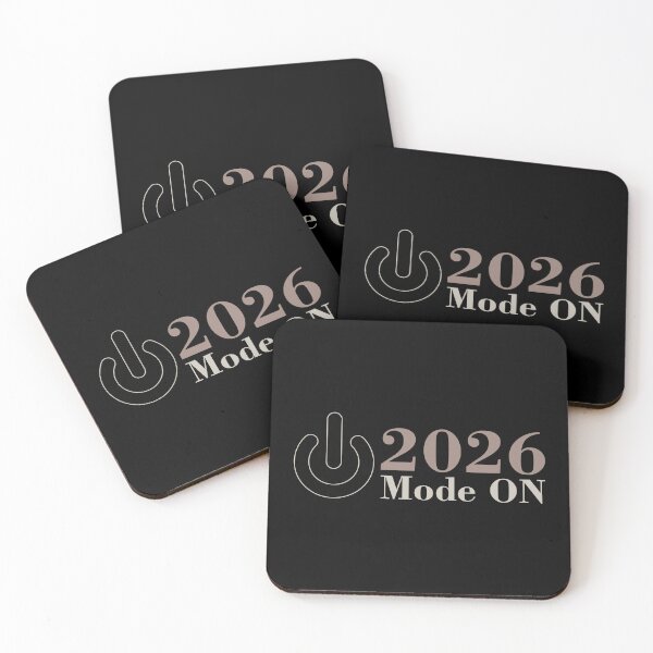 Item preview, 2026 Mode ON – Minimal New Year Motivation Design designed and sold by PixelPlush.