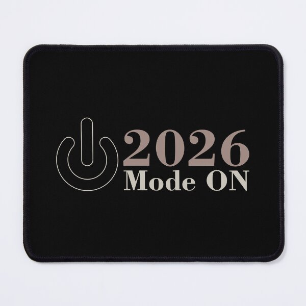 Item preview, 2026 Mode ON – Minimal New Year Motivation Design designed and sold by PixelPlush.