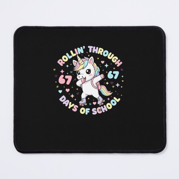 Item preview, Cute Unicorn Rollin’ Through 67 Days Of School designed and sold by yaginoie.