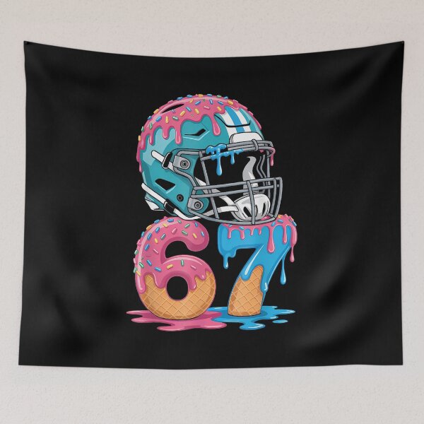 Aperçu de l'œuvre Baseball 67 Six Seven Funny Gen Alpha Meme Drip créée et vendue par reeneregen.