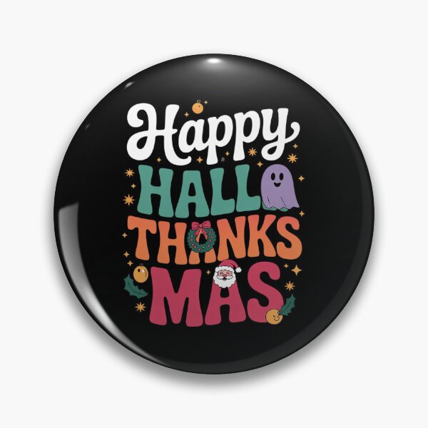 Item preview, Womens Funny Halloween Thanksgiving Christmas Happy Hallothanksmas  designed and sold by RsFilsingerArt.