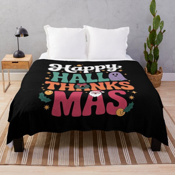 Item preview, Womens Funny Halloween Thanksgiving Christmas Happy Hallothanksmas designed and sold by RsFilsingerArt.