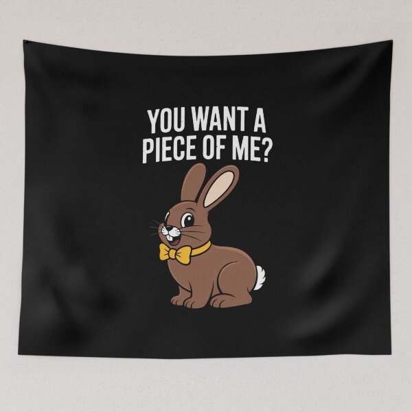 Item preview, Chocolate Funny Easter Rabbit designed and sold by cosmicncozyS.
