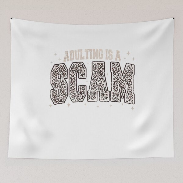 Item preview, Adulting is A Scam designed and sold by Pavlovi.