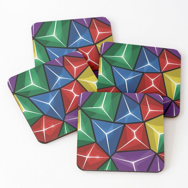 Item preview, Faceted Gem Tile designed and sold by Kaleidoscope Print.