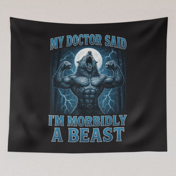 Item preview, Alpha Wolf Beast Meme designed and sold by KarmenAlexV.