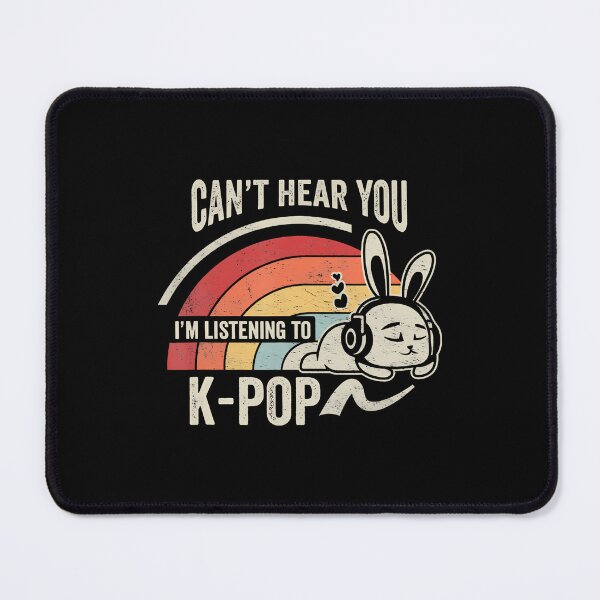 Item preview, Can't Hear You I'M Listening To K-Pop Bunny designed and sold by reeneregen.