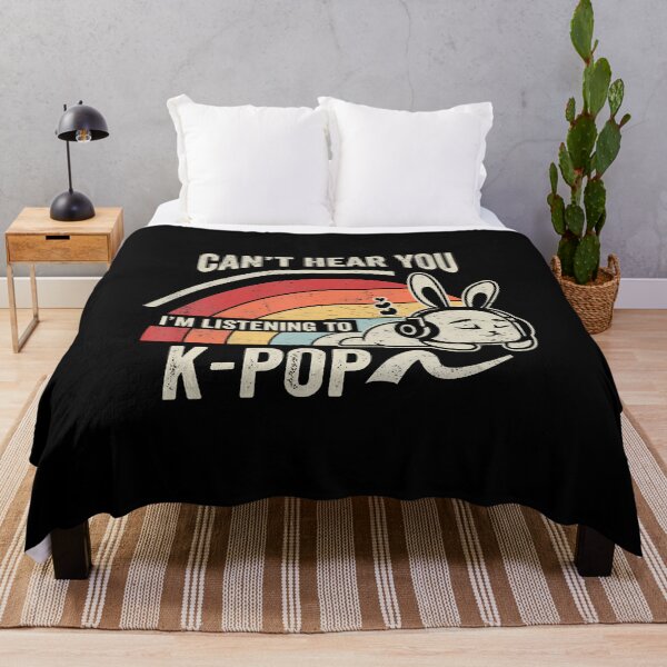 Item preview, Can't Hear You I'M Listening To K-Pop Bunny designed and sold by reeneregen.
