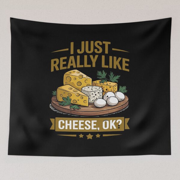 Item preview, I Just Really Like Cheese OK3 designed and sold by VerseFarm.