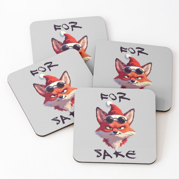 Item preview, For Fox Sake Angry Christmas Fox designed and sold by SolaoLab.