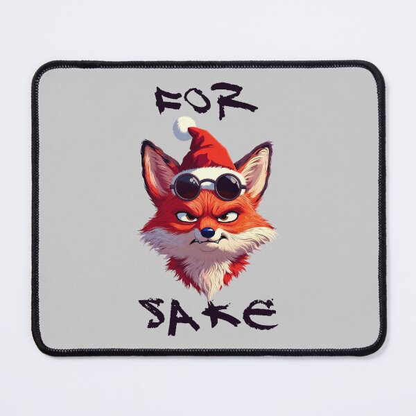 Item preview, For Fox Sake Angry Christmas Fox designed and sold by SolaoLab.