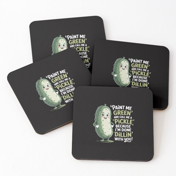 Item preview, Paint Me Green Call Me Pickle - Funny Pickle Pun Jokes designed and sold by Minoloinan.