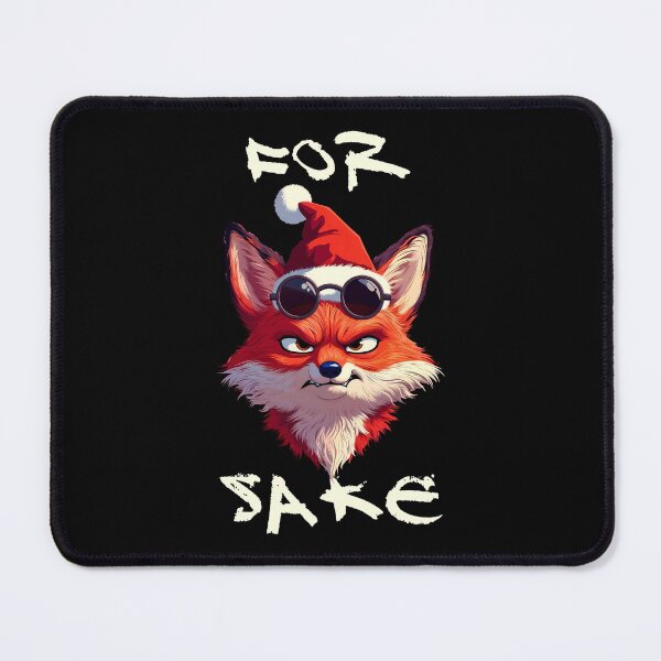 Item preview, For Fox Sake Angry Christmas Fox - v2 designed and sold by SolaoLab.