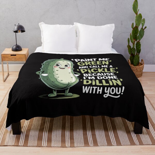 Item preview, Paint Me Green Call Me Pickle - Funny Pickle Pun Jokes designed and sold by Minoloinan.