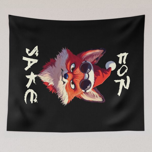 Item preview, For Fox Sake Angry Christmas Fox - v2 designed and sold by SolaoLab.