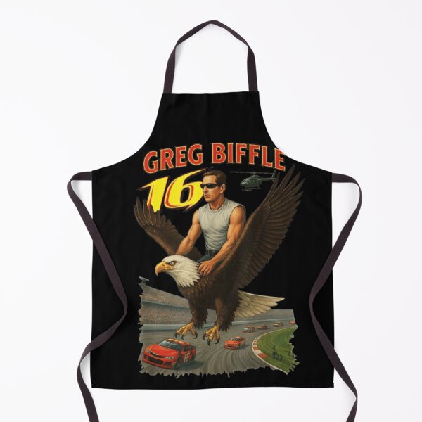 Item preview, Muscle Racing Hero Riding Eagle Over Speedway Vintage Parody Art designed and sold by SuziLope.