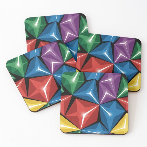 Item preview, Jewel Prism Mosaic designed and sold by Kaleidoscope Print.