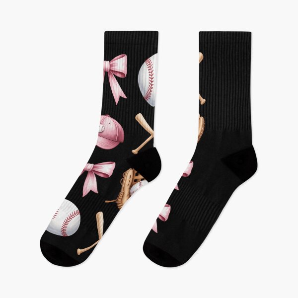 Item preview, Cute Baseball Bow Sports Softball designed and sold by cosmicncozyS.