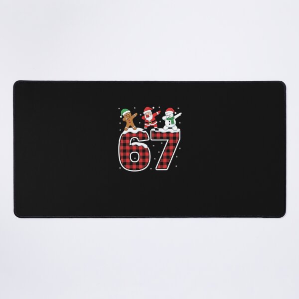 Item preview, Dabbing Trio on 67 Buffalo Plaid Christmas designed and sold by yaginoie.