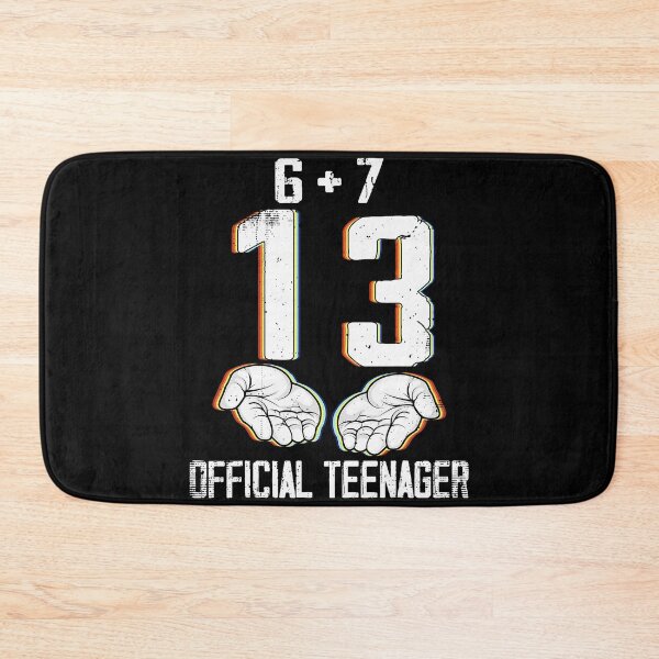 Item preview, 6+7 = 13 Year Old Boys Girls Teenager 13th Birthday Funny 67 Meme designed and sold by jakaun.