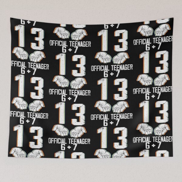 Item preview, 6+7 = 13 Year Old Boys Girls Teenager 13th Birthday Funny 67 Meme designed and sold by jakaun.