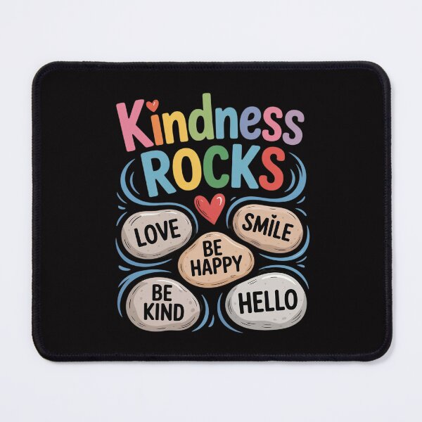 Item preview, Kindness Rocks Kid Painted Rocks Multi Colour Letters designed and sold by Minoloinan.