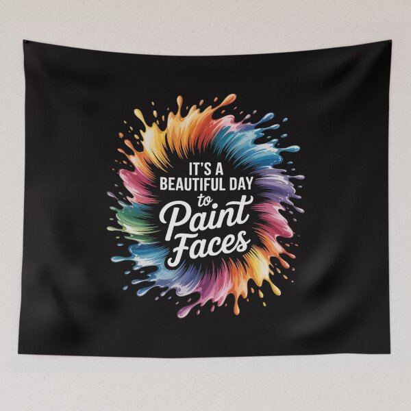 Item preview, It's a Beautiful Day To Paint Faces Makeup Face Painter designed and sold by Minoloinan.