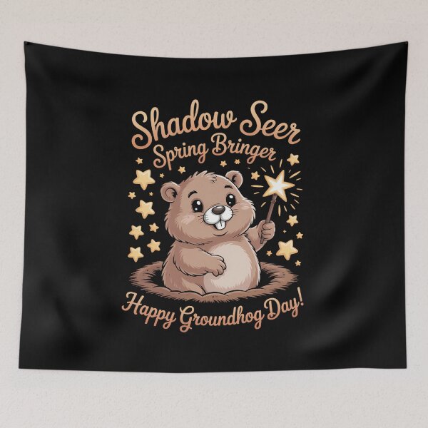 Item preview, Cute Groundhog Spring designed and sold by cosmicncozyS.