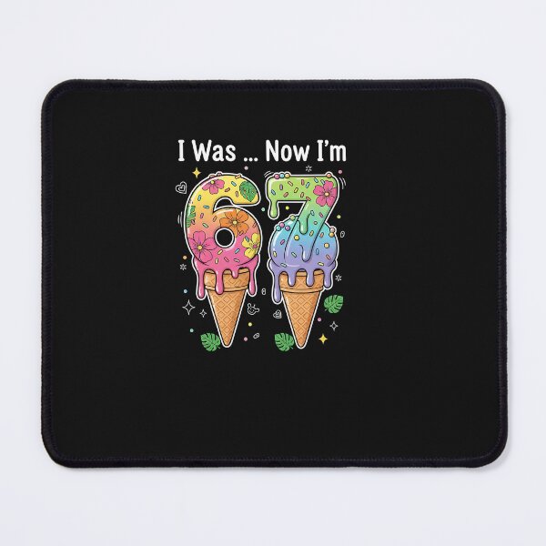 Item preview, Floral Ice Cream 67 -I Was … Now I’m 67 designed and sold by yaginoie.