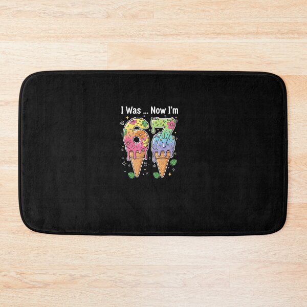 Item preview, Floral Ice Cream 67 -I Was … Now I’m 67 designed and sold by yaginoie.