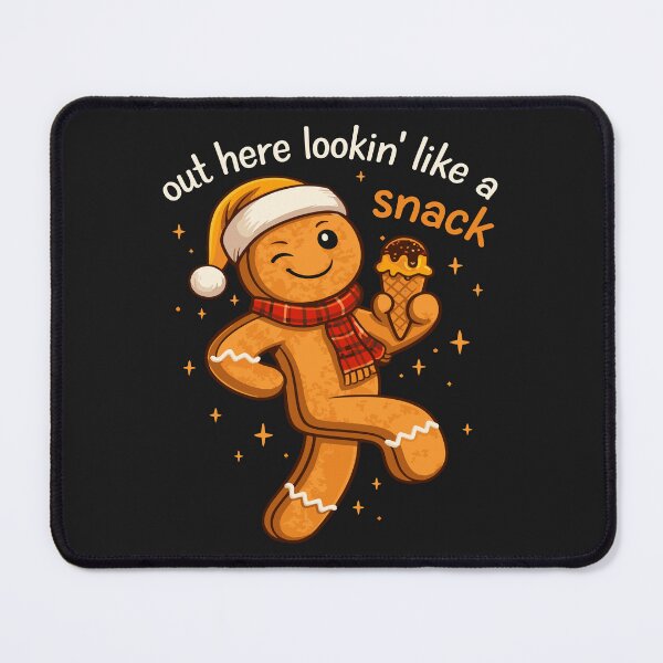 Item preview, Out Here Lookin’ Like a Snack Gingerbread Shirt – Funny Christmas T-Shirt designed and sold by sssweetness.