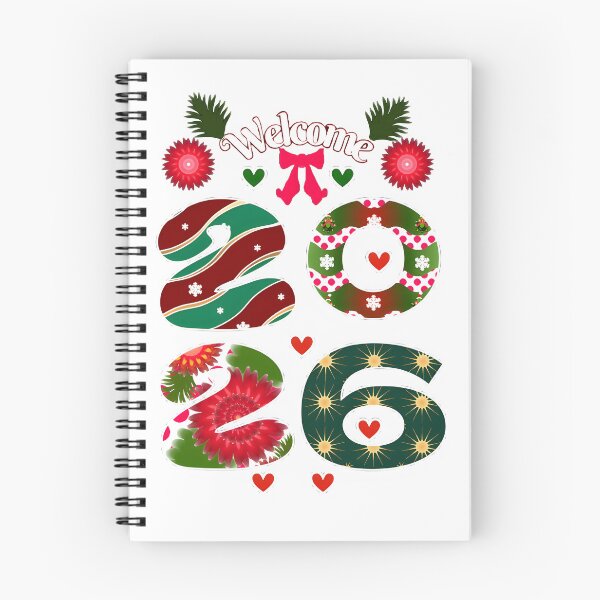 Item preview, Welcome 2026 Festive Patterned Numerals  designed and sold by HopeAndHustle.