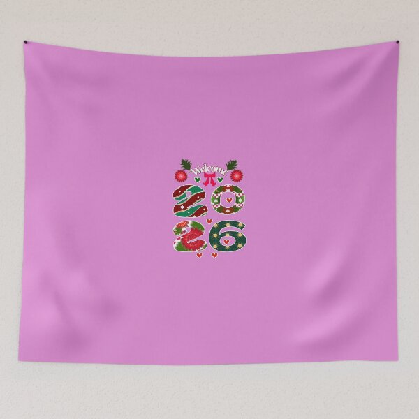 Item preview, Welcome 2026 Festive Patterned Numerals  designed and sold by HopeAndHustle.