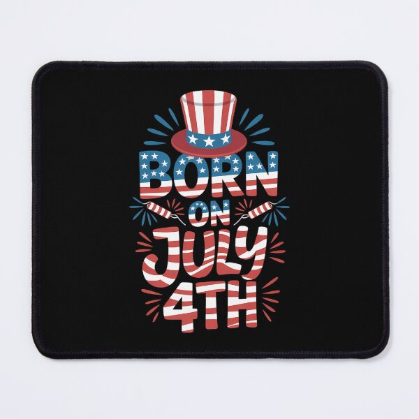 Item preview, Born on 4th of July American Patriot designed and sold by CruelShadesSt.