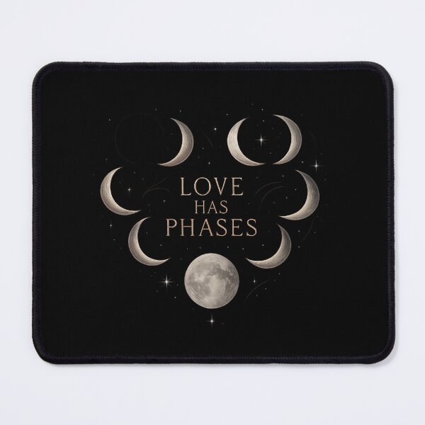 Item preview, Love Has Phases - Celestial Moon Heart Design designed and sold by MKreative Studio.