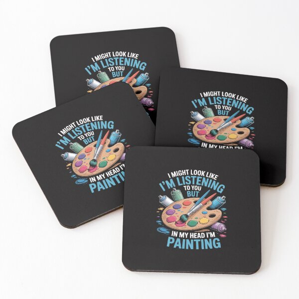 Item preview, In My Head I'm Painting Painters Artists designed and sold by Minoloinan.