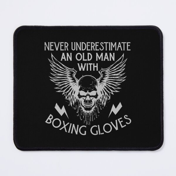 Item preview, Old Man With Boxing Gloves Boxer Athlete Martial Art designed and sold by AileighKyser.
