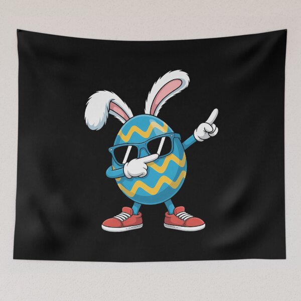 Item preview, Dabbing Easter Egg Bunny Cute designed and sold by cosmicncozyS.