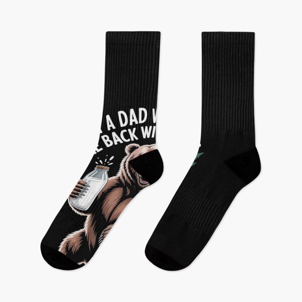 Item preview, Just a dad who always came back with the milk Funny bear designed and sold by Tatianamiobi.