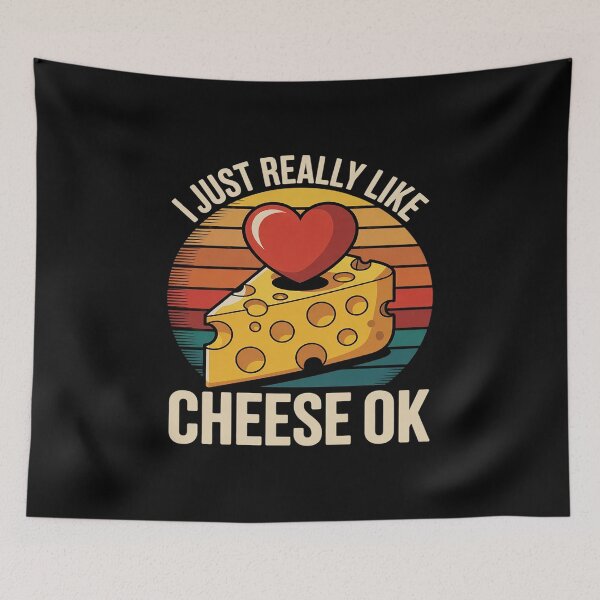Item preview, I Just Really Like Cheese OK4 designed and sold by VerseFarm.
